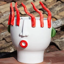 Patrizia Italiano Totuccio Venditore ambulante di peperoni Vaso di testa><noscript><img width=