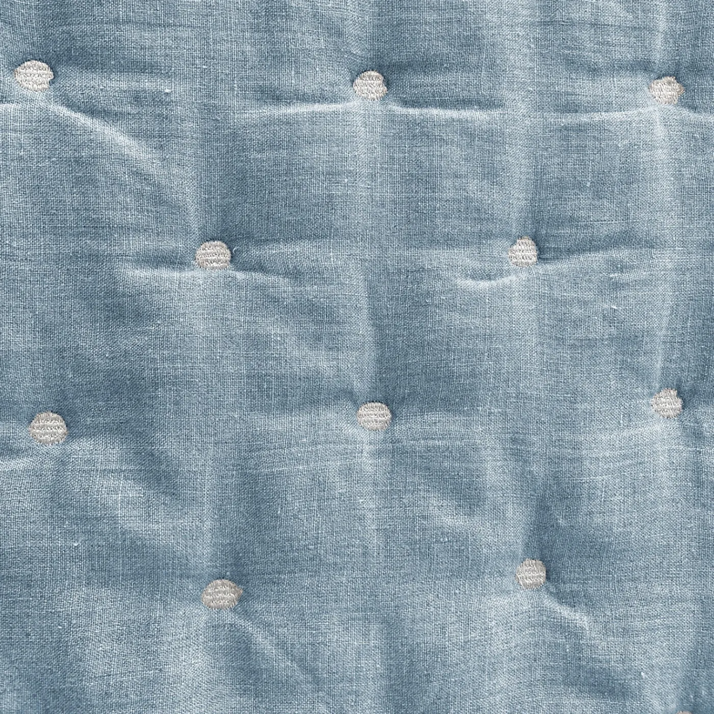 Once Milano Trapunta di lino azzurro> Biancheria Da Letto