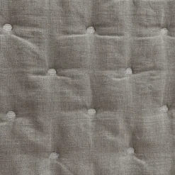 Once Milano Trapunta di lino grigio taupe><noscript><img width=