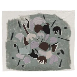 Once Milano Trapunta dipinta a mano con campo di battaglia> Coperte