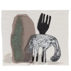 Once Milano Trapunta dipinta a mano "Farmers Land> Coperte