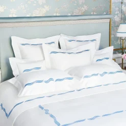 Verderoccia Tuffo Bianco e Blu Assisi US King Sham><noscript><img width=