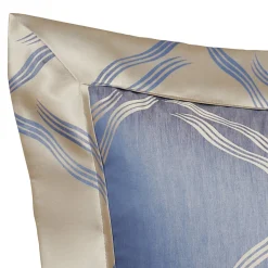 Verderoccia Tuffo Jacquard Assisi Blue US Standard Sham> Biancheria Da Letto