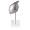 Bitossi Ceramiche Uccello d'argento su cavalletto di Aldo Londi #1> Statuine