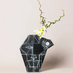 Ceramica Gatti 1928 Ulisse Vaso Decorativo di Mimmo Paladino><noscript><img width=