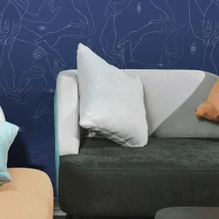 MaVoix Uno, Nessuno Carta da parati azzurra> Carte Da Parati