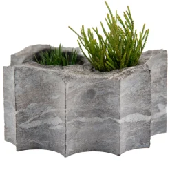 Pietre Trovanti Variazioni Vaseholder Gray> Vasi Da Fiori