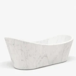 Veltha Outdoor Stone Design Vasca da bagno in marmo Carrara bianco Caresi><noscript><img width=