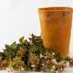 Agnes Duerrschnabel Atelier Vaso a calice arancione><noscript><img width=