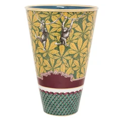 GINORI 1735 Vaso a forma di tronco di cono Totem Monkey> Vasi Da Fiori