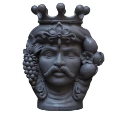 Stefania Boemi Vaso a testa d'aci> Vasi Figurativi