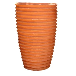 Fornace Masini Vaso ad anfora scanalato> Cachepot E Portavasi