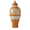 Ceramiche Ceccarelli Vaso ad arco arancione Clyde> Vasi Con Coperchio