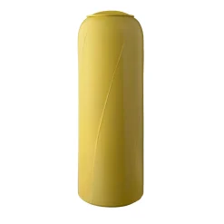 Bitossi Ceramiche Vaso alto giallo A con coperchio di Benjamin Hubert> Vasi Con Coperchio