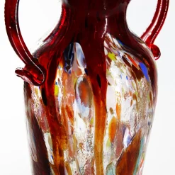 Madeforsoul Vaso Anfora in Vetro di Murano Rosso><noscript><img width=