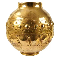 deBlona Vaso Astra in ceramica oro di Gabriele Mengoni> Vasi Decorativi