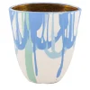 Coralla Maiuri Vaso azzurro e oro> Vasi Decorativi