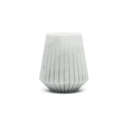 FiammettaV Home Collection Vaso basso in marmo bianco di Carrara di Jacopo Simonetti><noscript><img width=