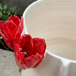 Patrizia Italiano Vaso bianco antropomorfo La Conturbante><noscript><img width=