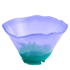Meritalia Vaso Big Surprise 2 Piccolo in Resina Viola e Verde di Gaetano Pesce> Vasi Decorativi
