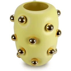 deBlona Vaso BonBon Lemon in ceramica gialla><noscript><img width=