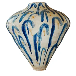 Onofrio Acone Vaso Ceramica Kalipso Heliki Blu> Vasi Decorativi