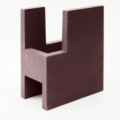 Paolo Giordano Vaso Chandigarh IV marrone marsala><noscript><img width=