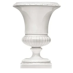 Le Porcellane Vaso Charme Medici Bianco> Anfore