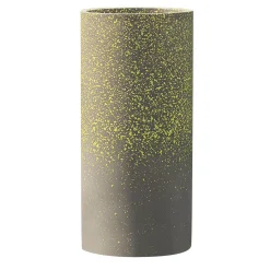 Pot à Porter Vaso cilindrico in ceramica grigio maculato Marbella> Cachepot E Portavasi