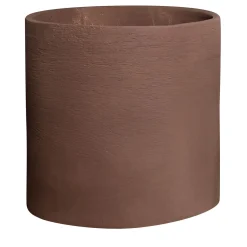 Pot à Porter Vaso cilindrico Milano in ceramica marrone> Cachepot E Portavasi