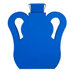 ADJ Style Vaso con coperchio e manici in pelle a onda edizione limitata OTTO blu Majorelle> Vasi Con Coperchio