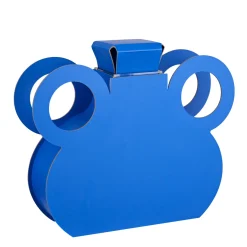 ADJ Style Vaso con manico rotondo in pelle Edition Limitée OTTO Majorelle Blue con coperchio> Vasi Con Coperchio