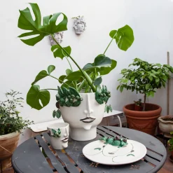 Patrizia Italiano Vaso con testa di venditore di olio Oliva><noscript><img width=