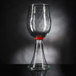 VGnewtrend Vaso Correr trasparente e arancione> Vasi Da Fiori