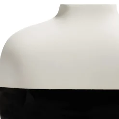 Kose Milano Vaso corto Palma Bianco e Nero> Vasi Decorativi