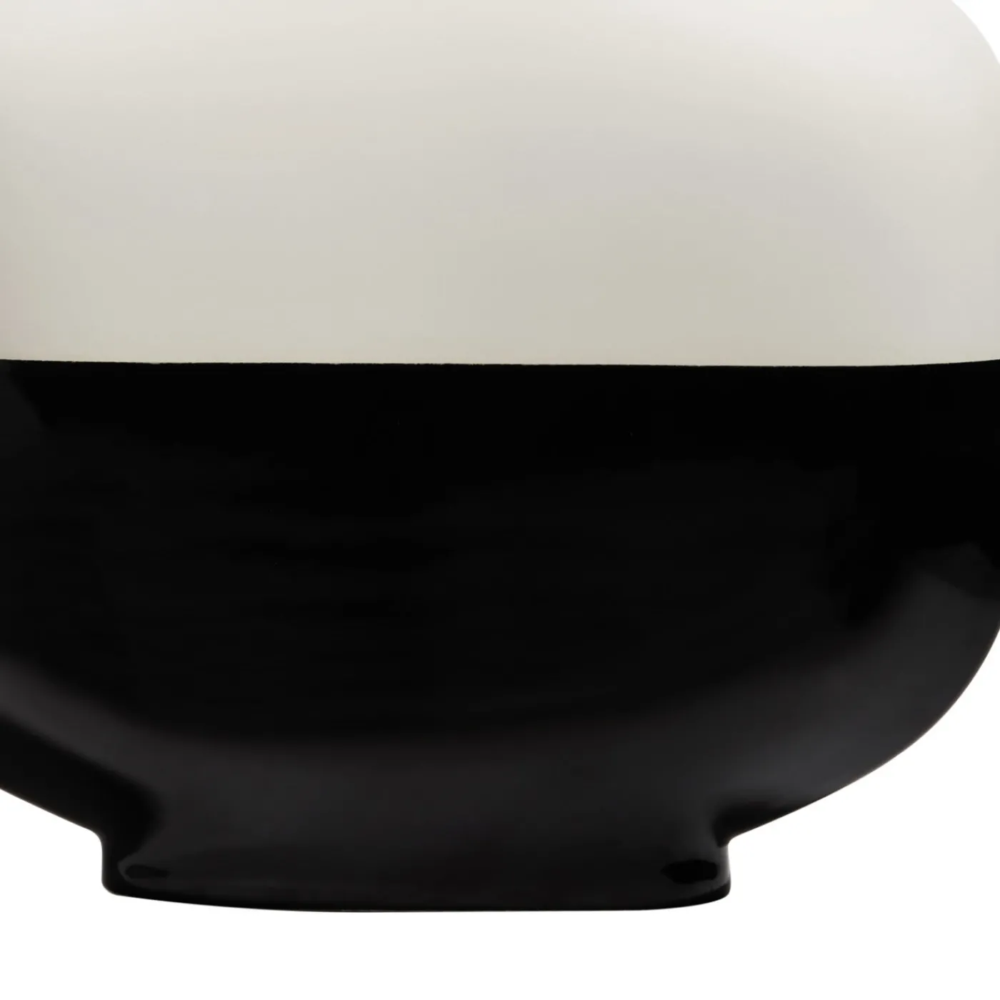 Kose Milano Vaso corto Palma Bianco e Nero> Vasi Decorativi