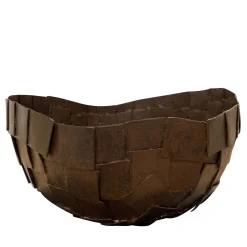 Antonino Sciortino Vaso Cuoio #2> Cachepot E Portavasi