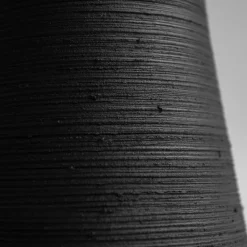 StudioNudo Vaso Cut Alto Nero Fumè in Ceramica> Vasi Decorativi