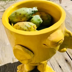 Freaklab Vaso da fiori giallo medio Walking Head><noscript><img width=