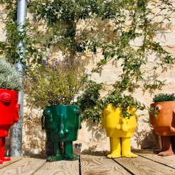 Freaklab Vaso da fiori giallo medio Walking Head><noscript><img width=