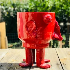 Freaklab Vaso da fiori rosso Grande Walking Head><noscript><img width=