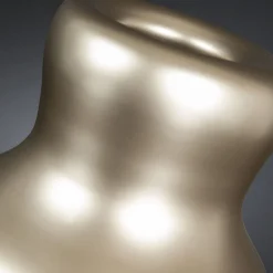 VGnewtrend Vaso decorativo Bean Satin Beige #2> Vasi Da Fiori