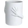 VGnewtrend Vaso decorativo bianco Obice David's Hands> Vasi Figurativi
