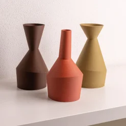 Stratifico Vaso decorativo Dimorandi Lowe 3 20 Arancione> Vasi Decorativi