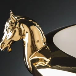 VGnewtrend Vaso decorativo Horse Golden> Anfore