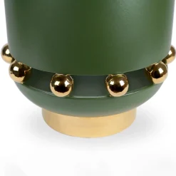 deBlona Vaso Decorativo Kósmos Grande in Ceramica Verde><noscript><img width=