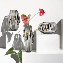 Aina Kari Vaso decorativo Like A Dodge in vetro di Murano grigio><noscript><img width=