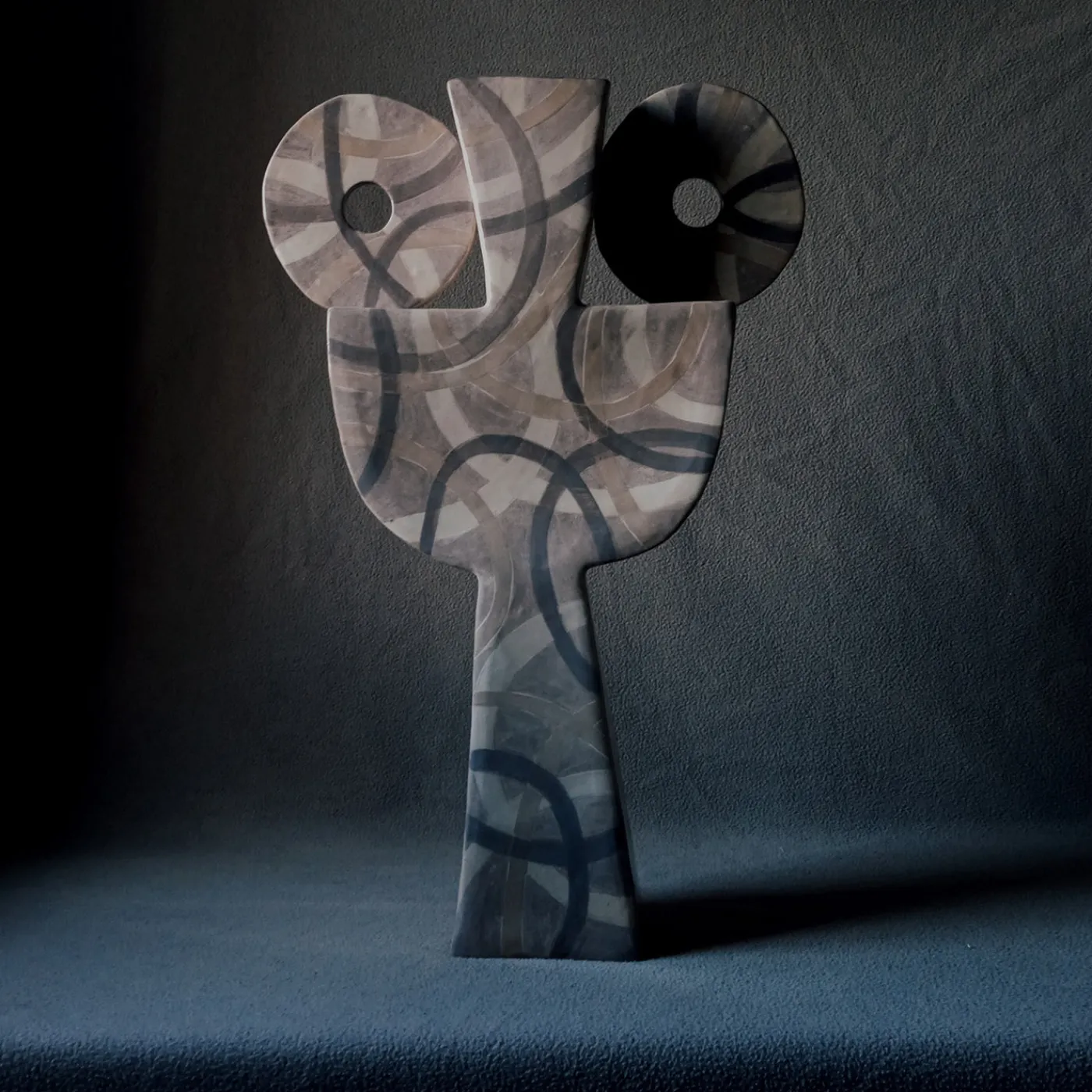 Chiara Berta Vaso Decorativo Otello in Terracotta Marrone> Vasi Decorativi