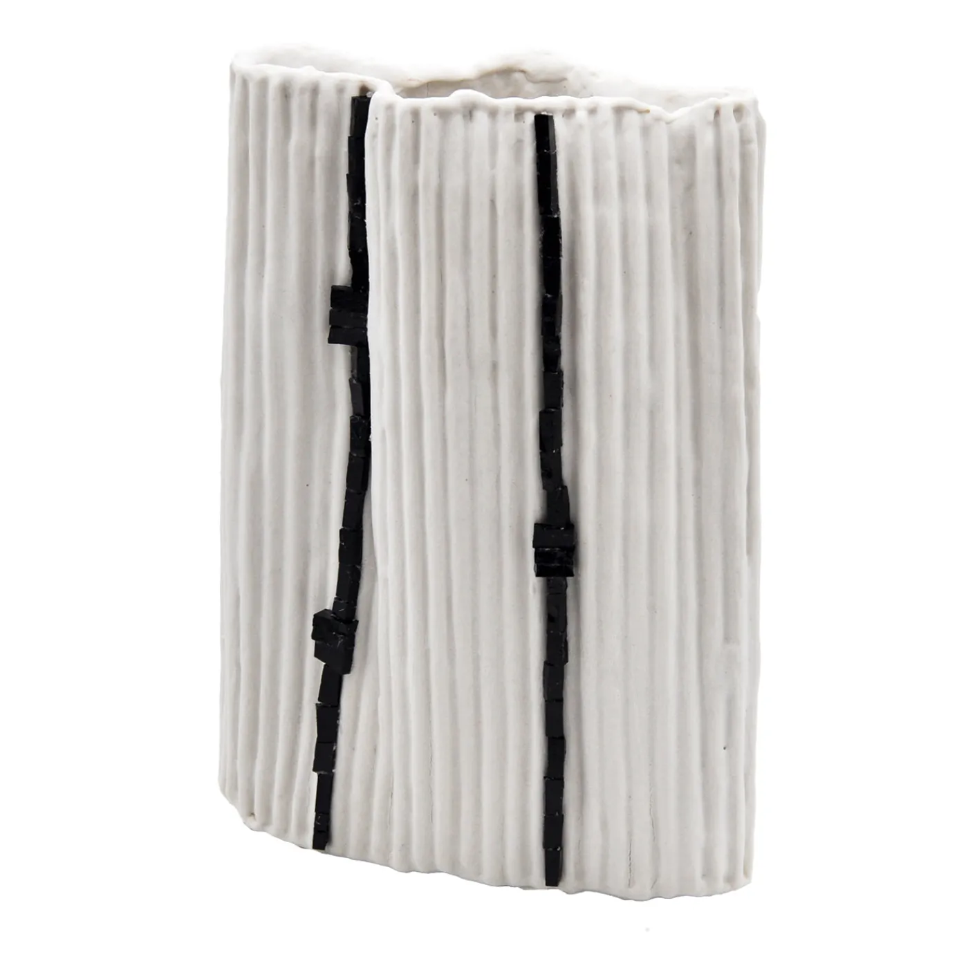 Design Center 1991 Vaso Decorativo Paesaggio 18 #1 bianco di Nino Basso> Vasi Decorativi