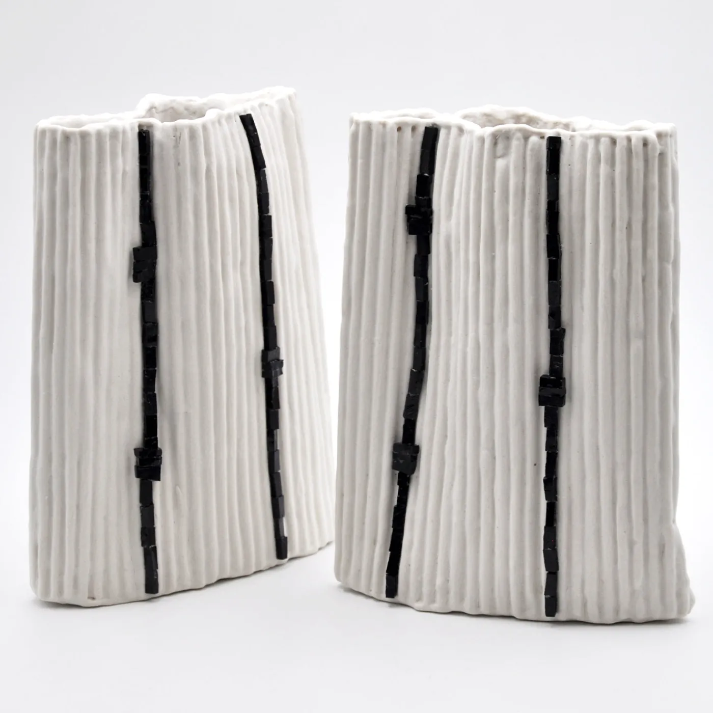 Design Center 1991 Vaso Decorativo Paesaggio 18 #1 bianco di Nino Basso> Vasi Decorativi